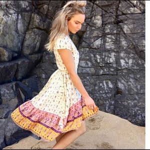 Spell Desert Wanderer Fabric Isla Bay Wrap Dress